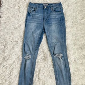Women’s size 3 ripped blue denim jeans